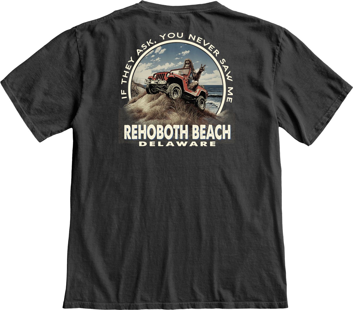 FREELOADING BIGFOOT JEEP SS TEE, Color: COAL, Size: S