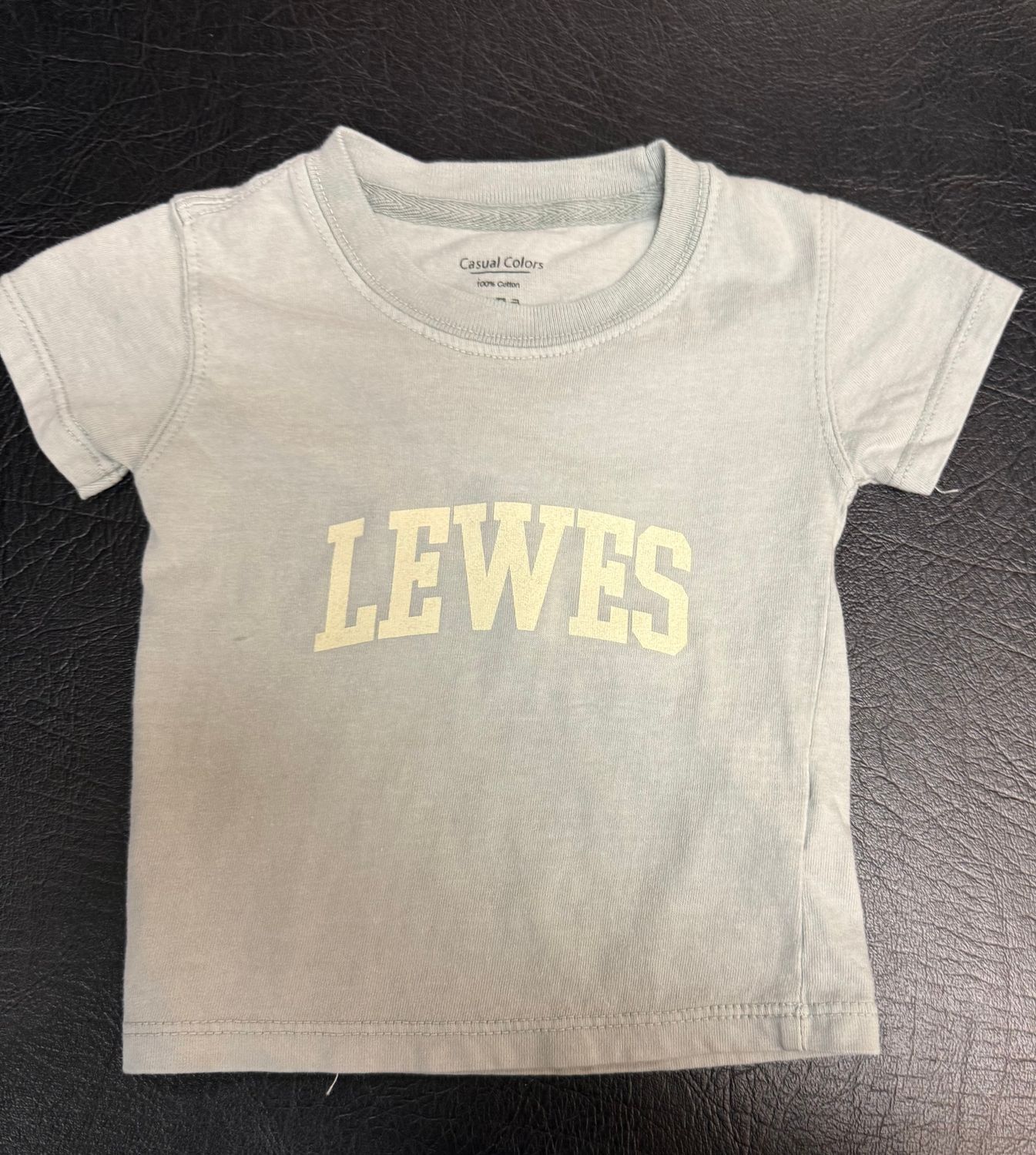 LEWES INFANT CLASSIC SS TEE, Color: WASHED SAGE, Size: 6 MONTHS