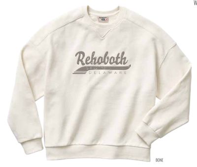 TONAL SCRIPT RELAXED CREWNECK