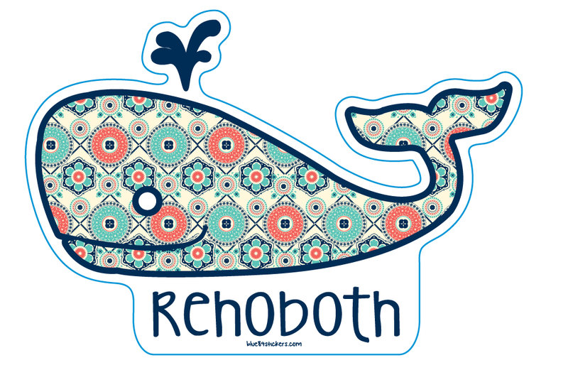 BEACH STICKER WISH LIST WHALE