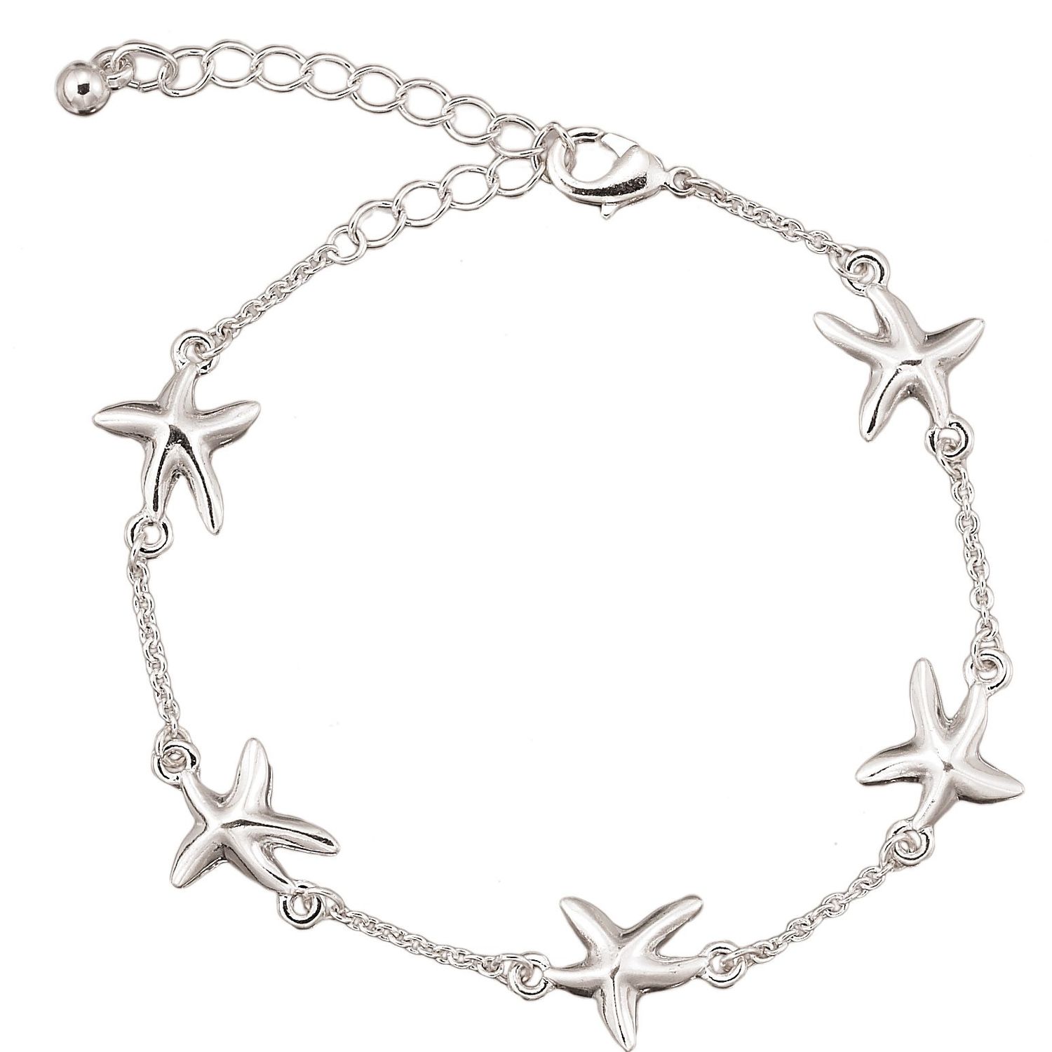 CHARM CHAIN ANKLET STARFISH ADJUSTABLE