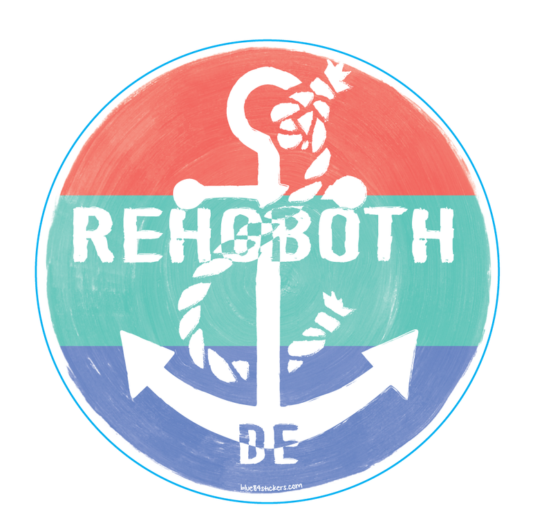 BEACH STICKER TYRANT ANCHOR CORAL