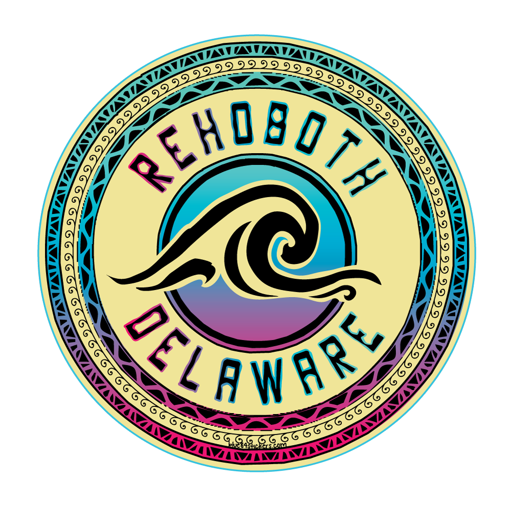 BEACH STICKER ADJUSTED WAVE