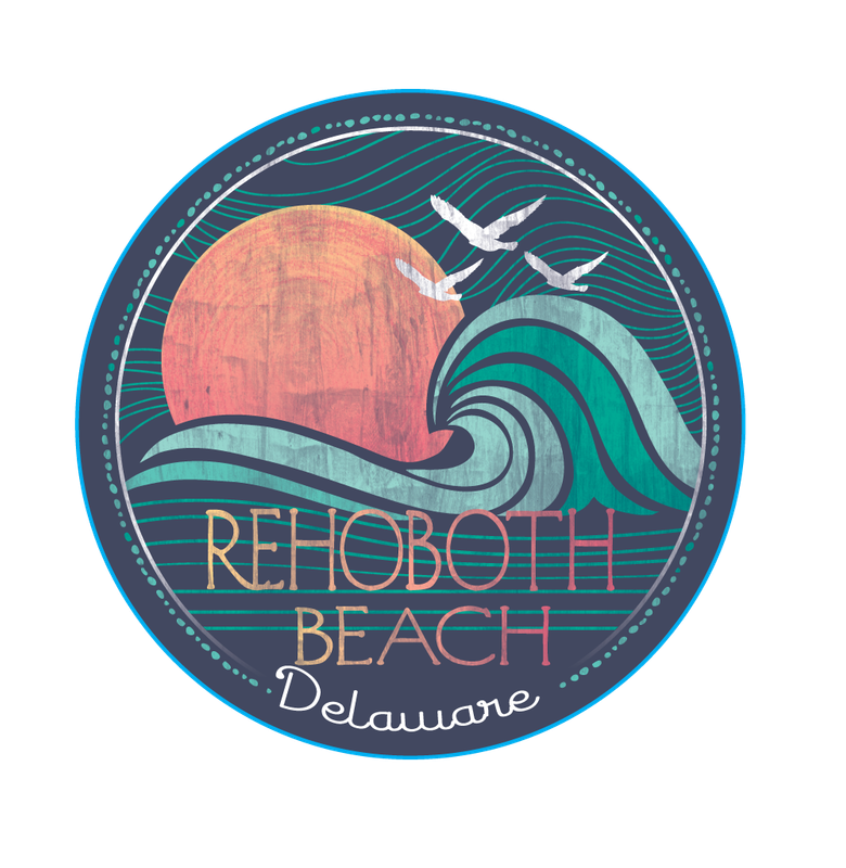 BEACH STICKER INSIGHT WAVE