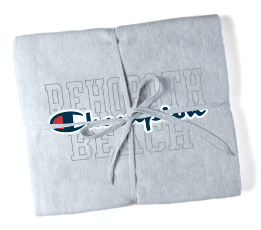 CHAMPION LOGO SWEATSHIRT BLANKET