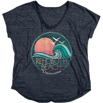 WOMENS VNECK TRIBLEND SS TEE