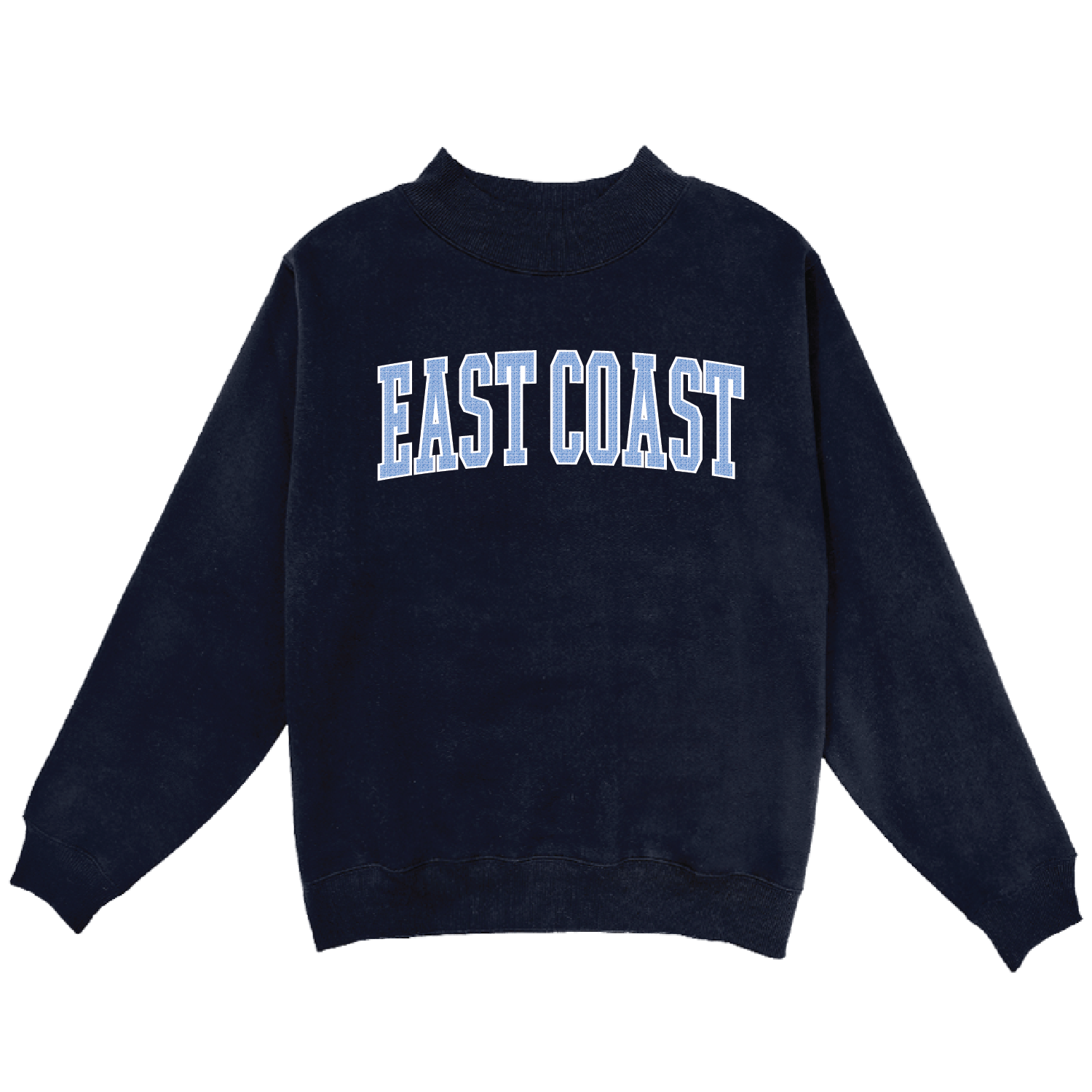 BERKY APPLIQUE MOCK NECK