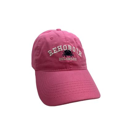 CLASSIC COTTON BEACH HAT ADJUSTABLE OS PINK CRAB
