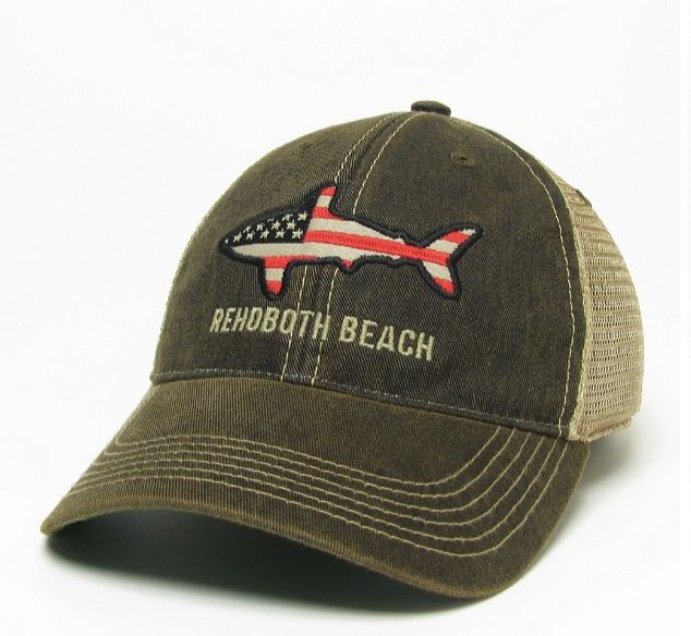 LEGACY OLD FAVORITE TRUCKER HAT BLACK FLAG SHARK