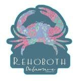 BEACH STICKER WANDERING CRAB