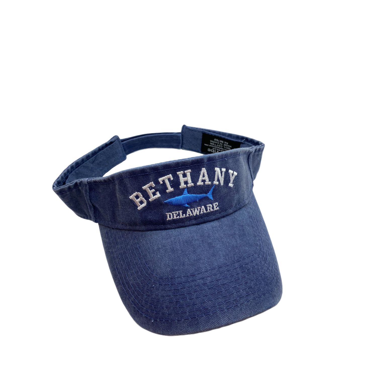 BETHANY CLASSIC BEACH VISOR OS DENIM SHARK