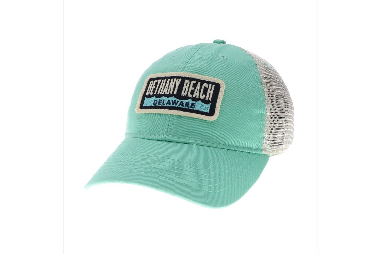 BETHANY LEGACY RELAXED TWILL TRUCKER HAT SPEARMINT WAVE
