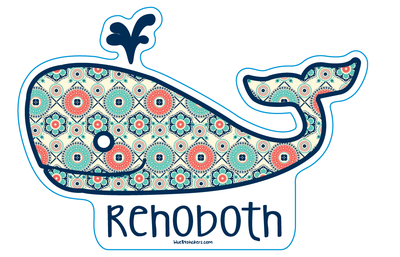 ACRYLIC MAGNET WISH LIST WHALE