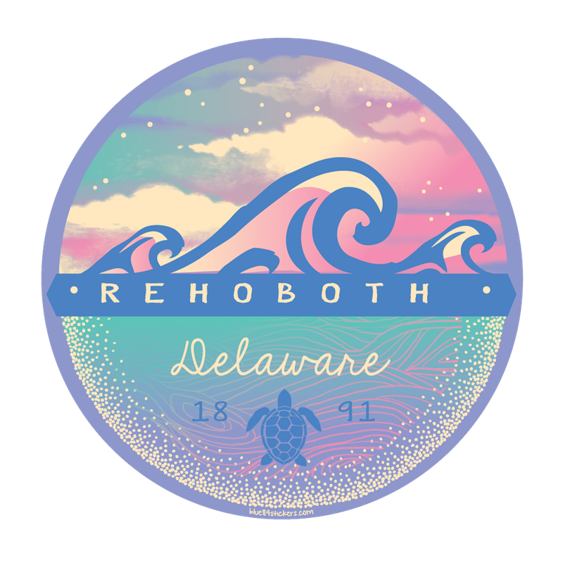 BEACH STICKER MYTHIC WAVES