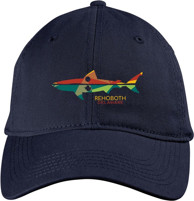 ZEPHYR COTTON TWILL HAT NAVY REMNANT SHARK