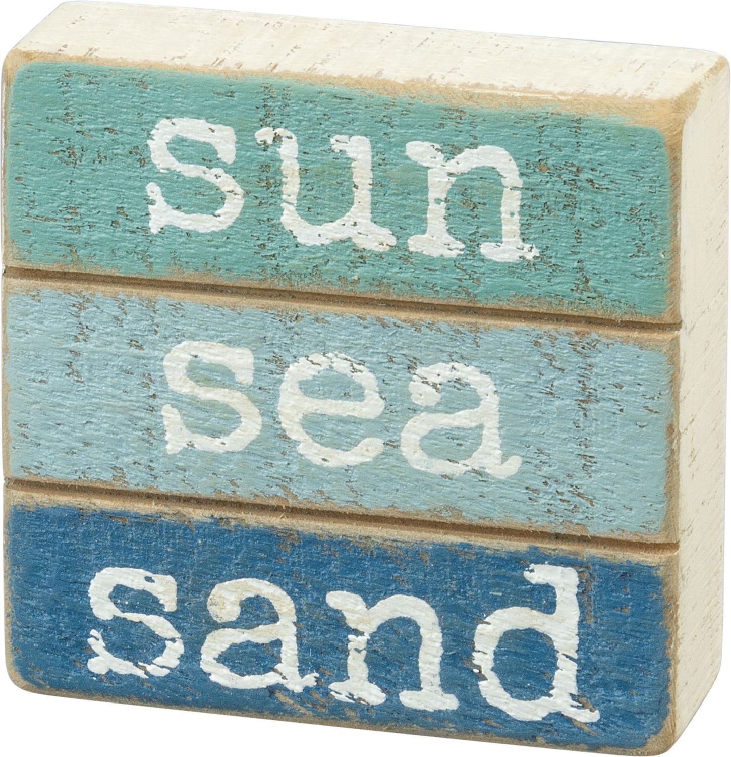 BEACH LOVER BLOCK SIGNS SUN SEA SAND