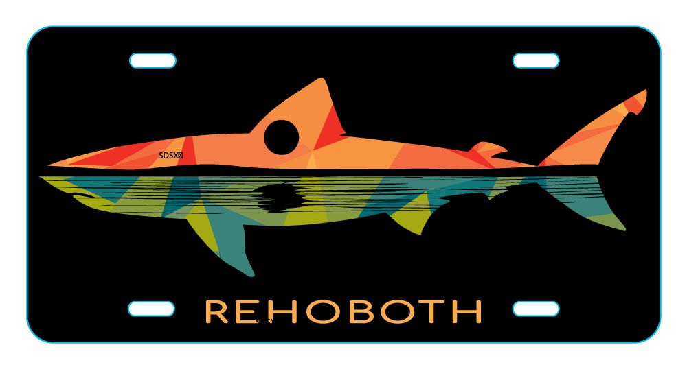 LICENSE PLATE REMNANT SHARK