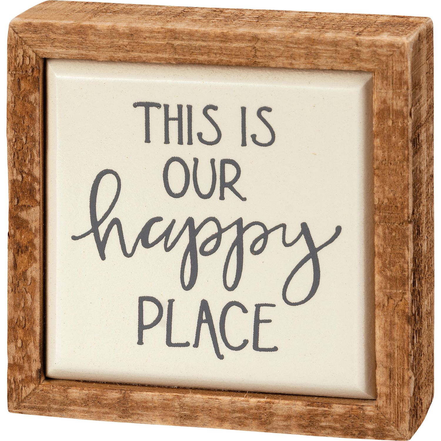 BEACH LOVER BLOCK SIGNS MINI THIS IS OUR HAPPY PLACE