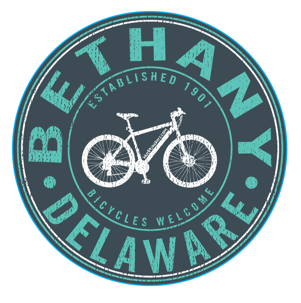 BETHANY BEACH STICKER SPOKES BICYCLE