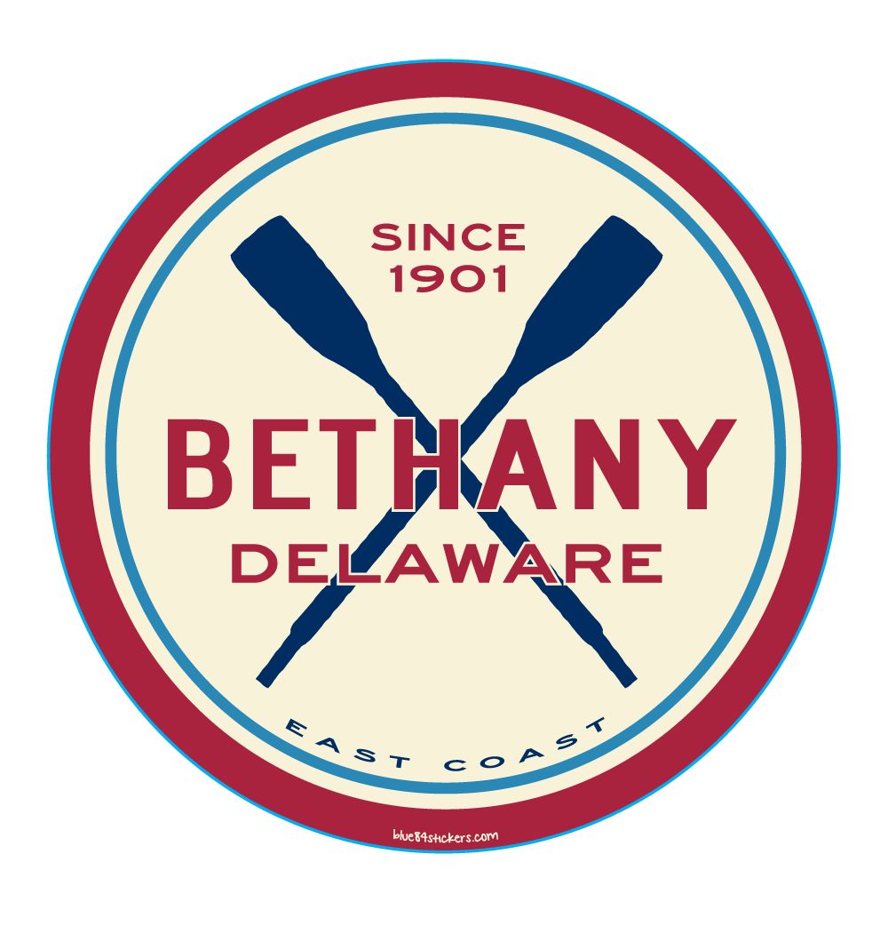 BETHANY BEACH STICKER SPEEDSTER OARS
