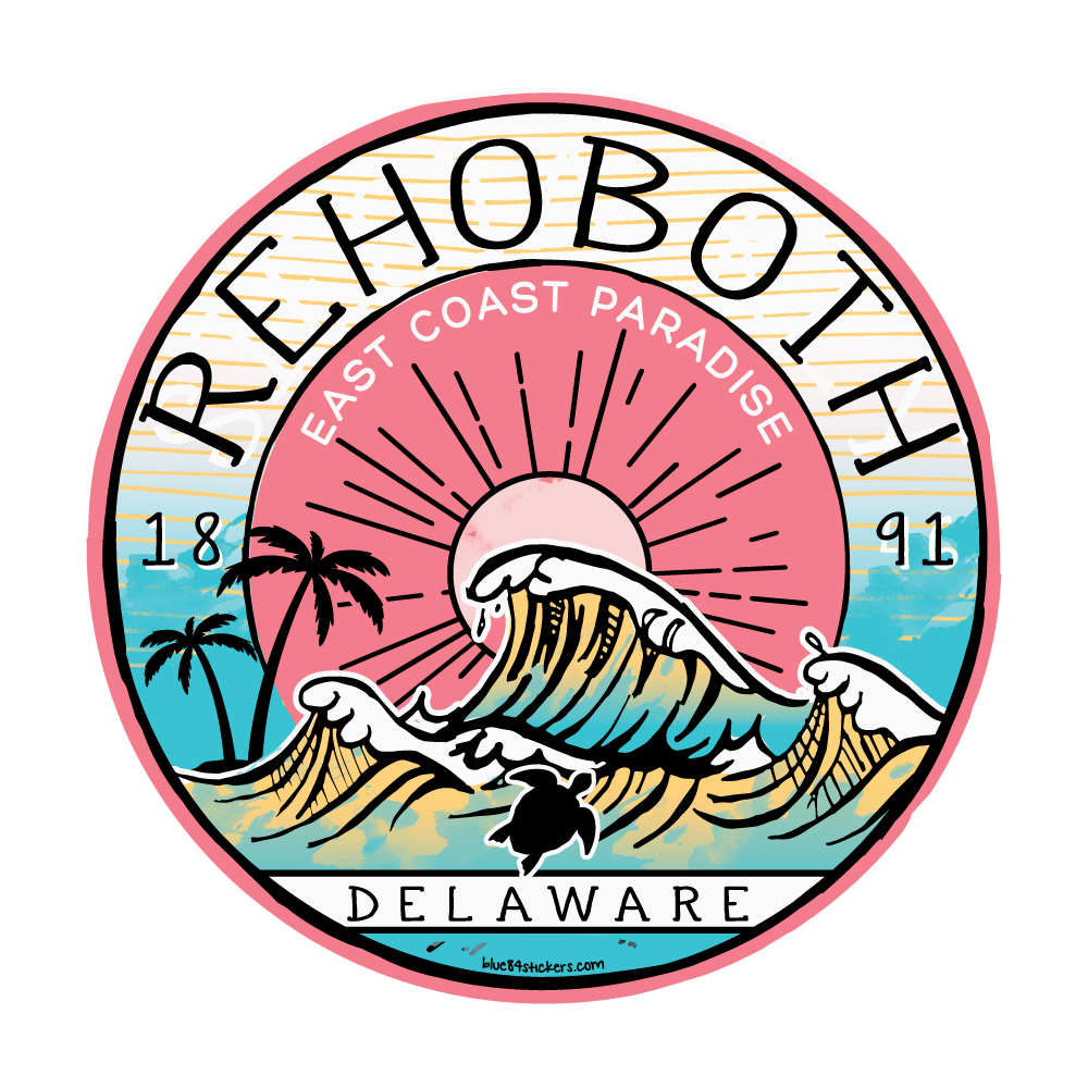 BEACH STICKER EMOLGA WAVE