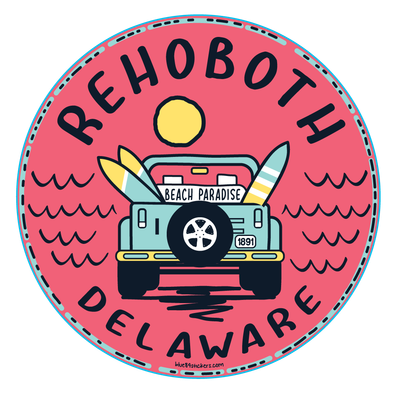 BEACH STICKER CONCURRENCE JEEP