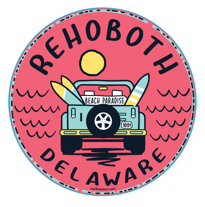 BEACH STICKER CONCURRENCE JEEP