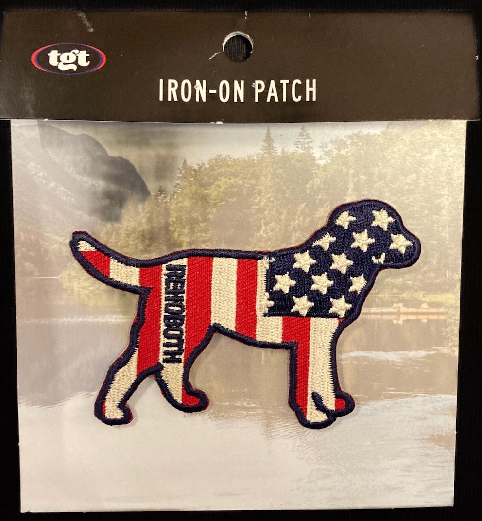 IRON ON PATCH KENNEL CLUB LAB