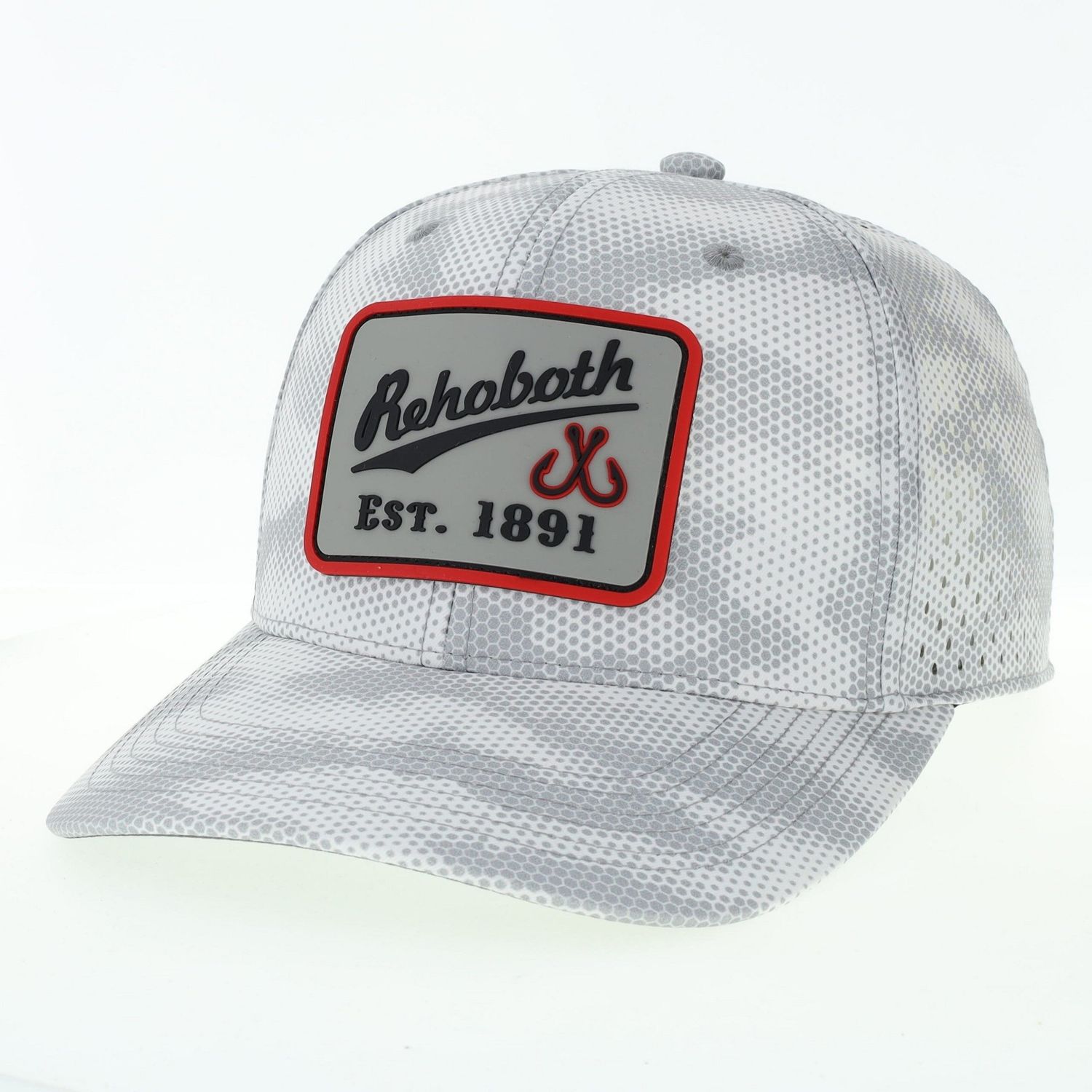 LEGACY RECLAIMED MID TRUCKER HAT GREY CAMO CONTENDER