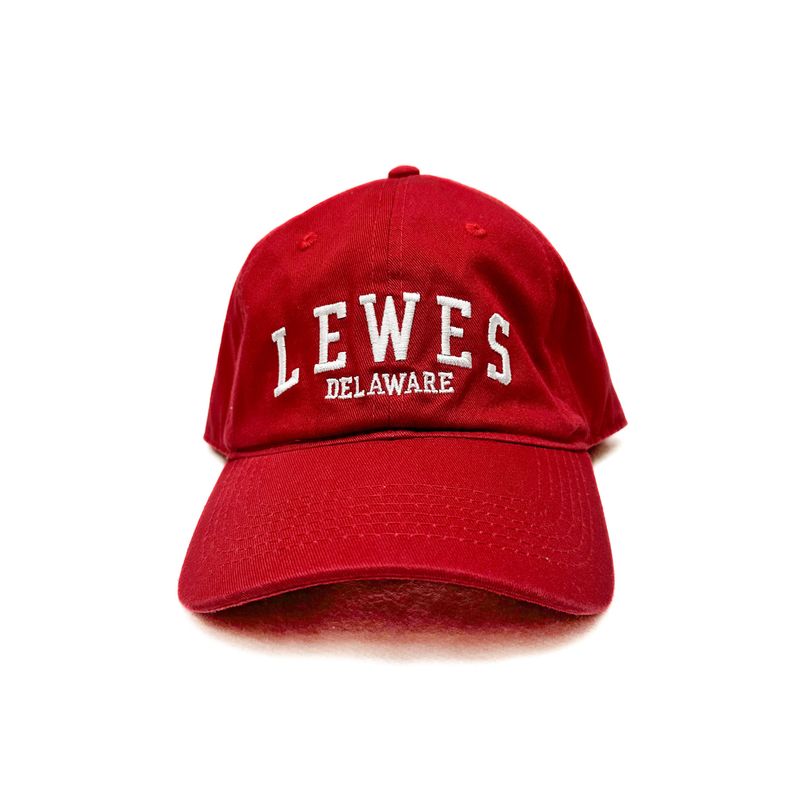 CLASSIC COTTON BEACH HAT ADJUSTABLE OS CRIMSON LEWES