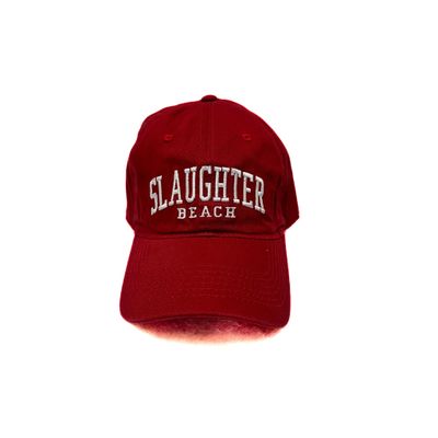 CLASSIC COTTON BEACH HAT OS CRIMSON SLAUGHTER BEACH
