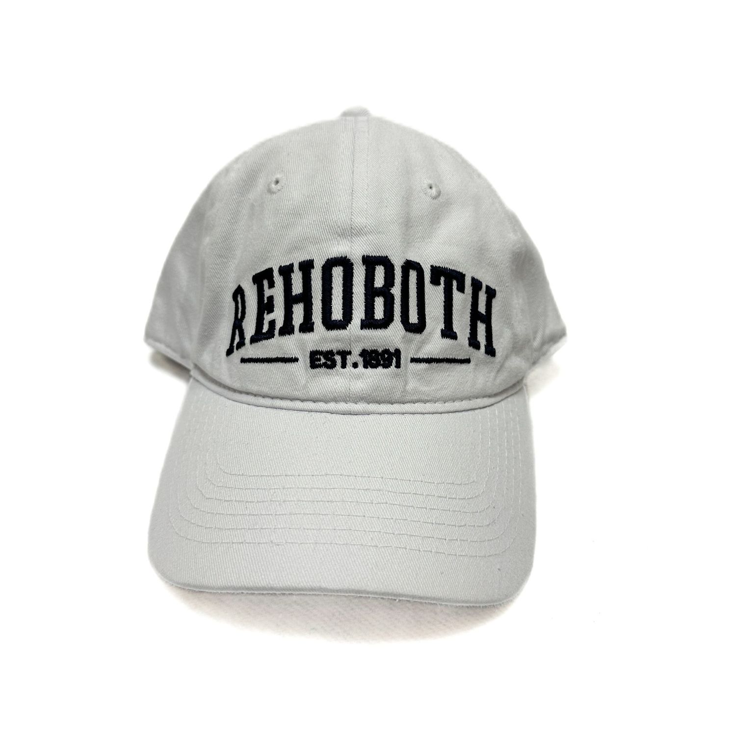 CLASSIC COTTON BEACH HAT ADJUSTABLE OS WHITE DATE LINE