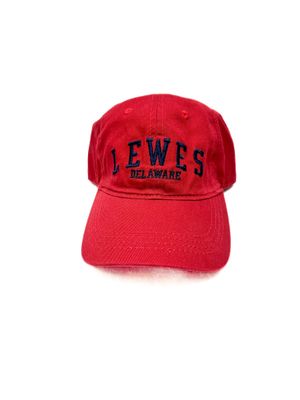CLASSIC COTTON YOUTH BEACH HAT ONE SIZE CRIMSON LEWES