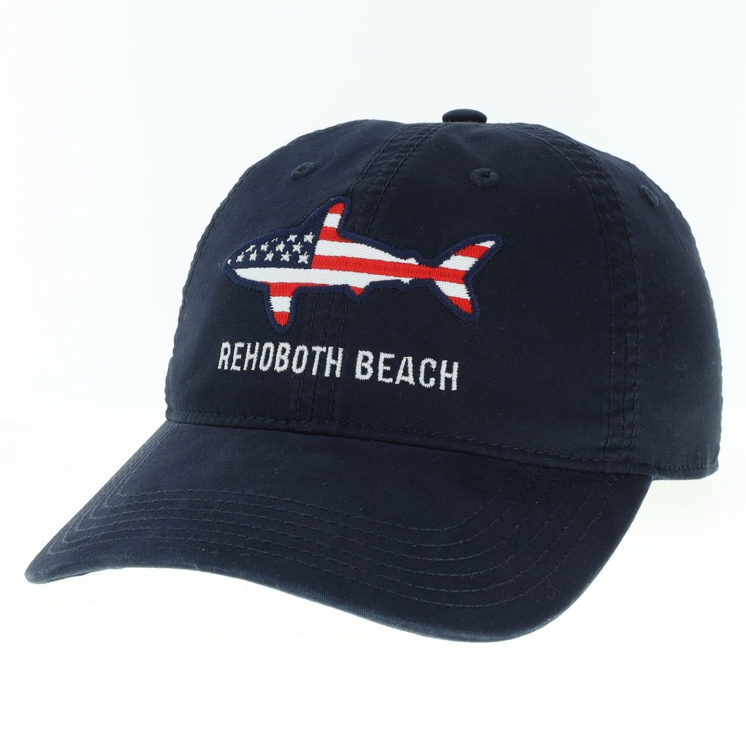 LEGACY RELAXED TWILL HAT NAVY USA SHARK