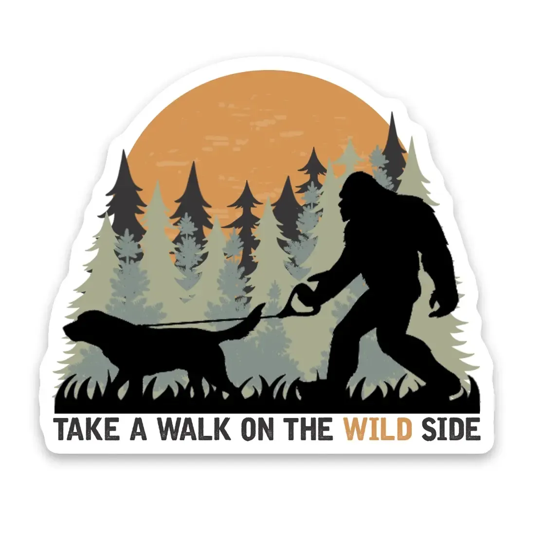 NOVELTY STICKER WALK ON WILD SIDE
