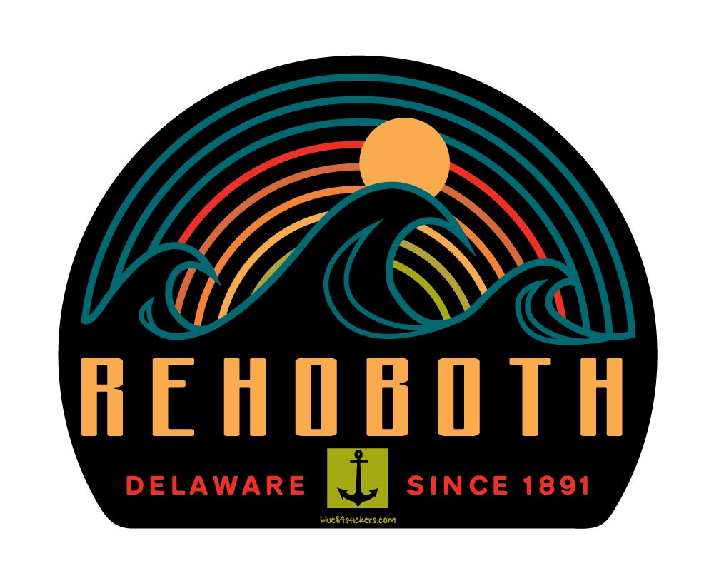 ACRYLIC MAGNET THREADED WAVES