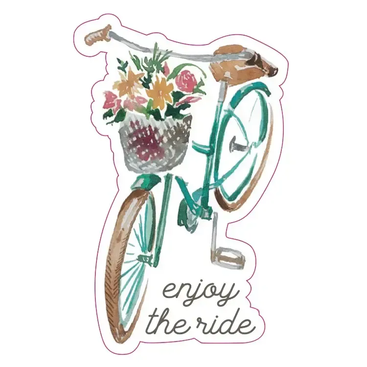 NOVELTY STICKER ENJOY THE RIDE