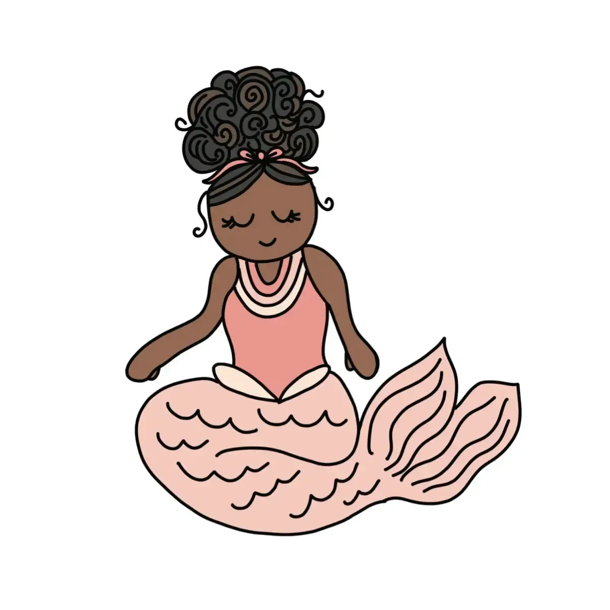 NOVELTY STICKER OCEAN MERMAID
