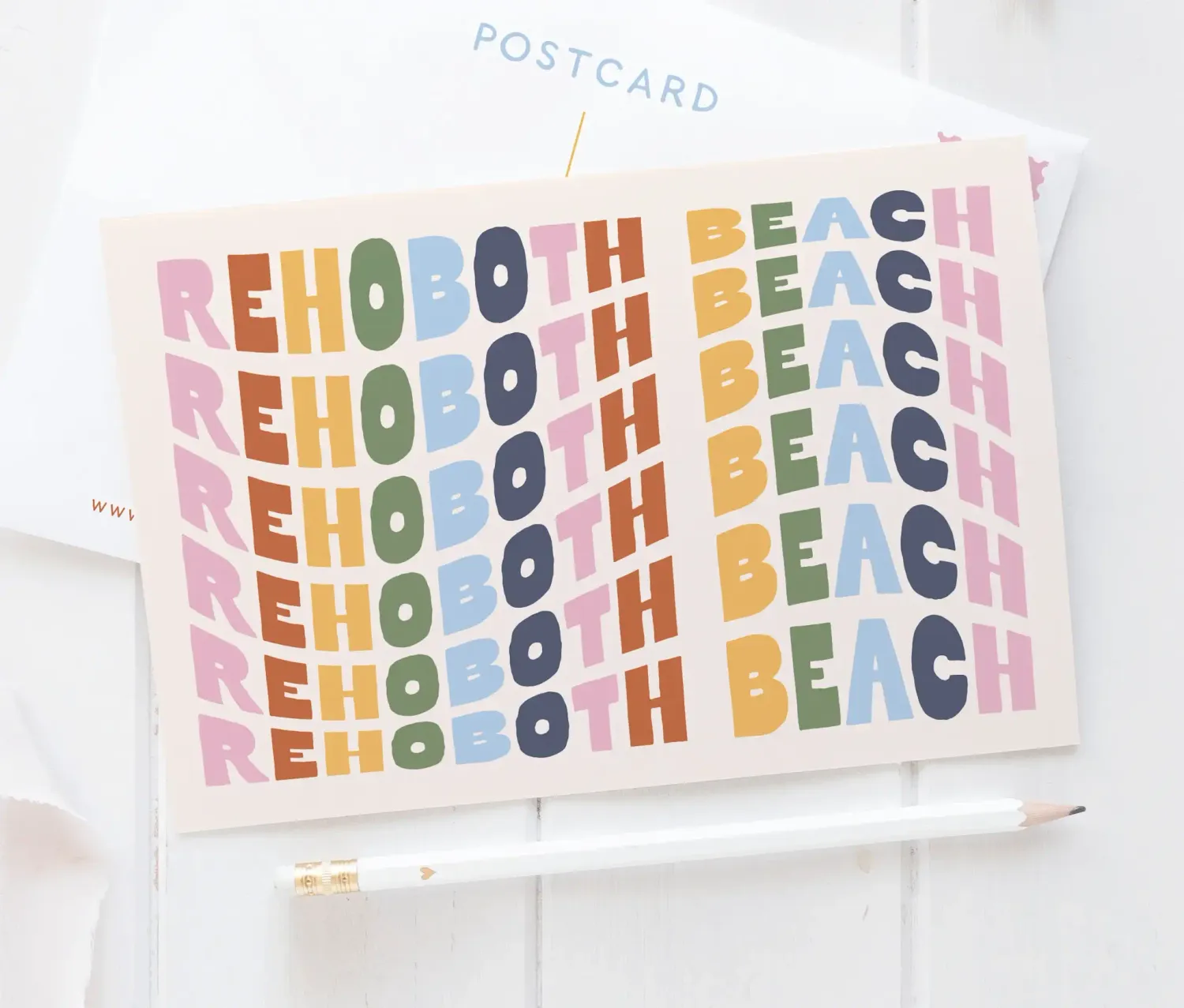 POSTCARD RETRO WAVE FONT