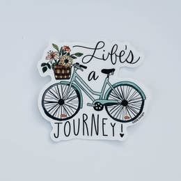 NOVELTY STICKER LIFE'S A JOURNEY