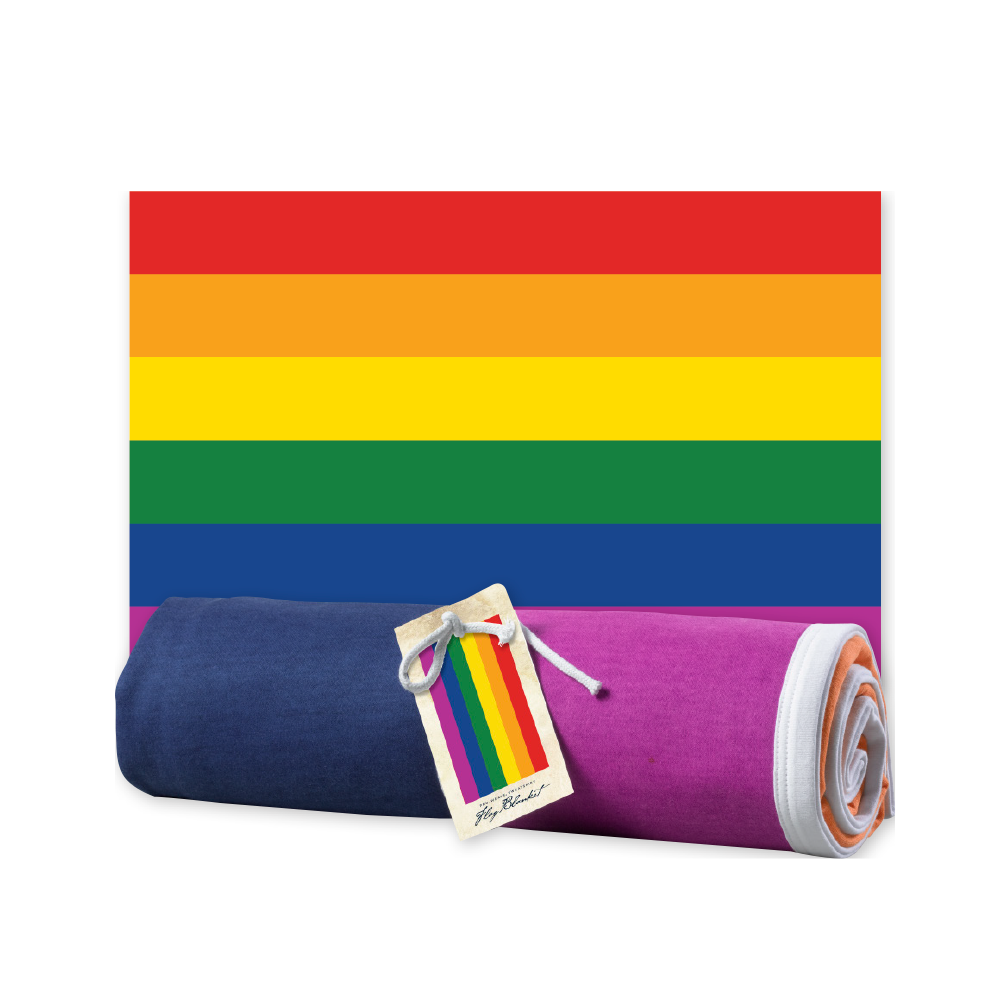 FLAG BLANKET RAINBOW PRIDE