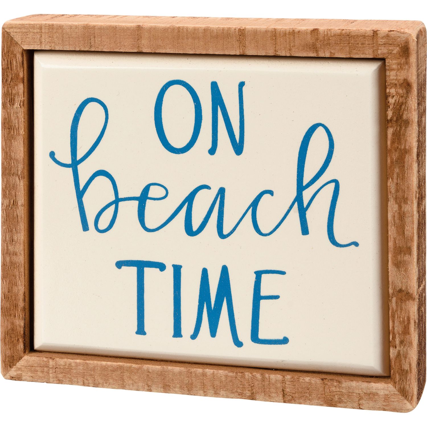 BEACH LOVER BLOCK SIGNS MINI ON BEACH TIME