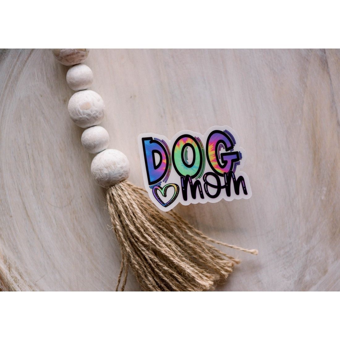 NOVELTY STICKER DOG MOM