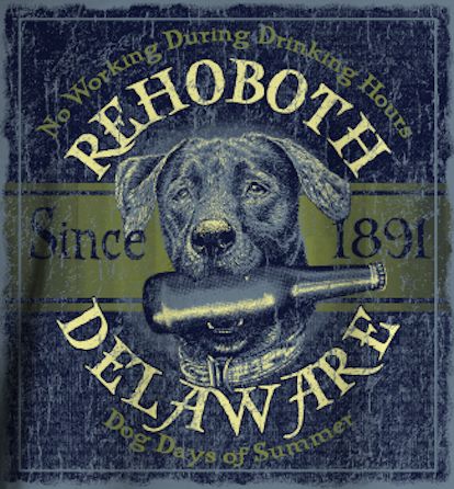 BEACH STICKER DOWNRIGGER BREW LAB