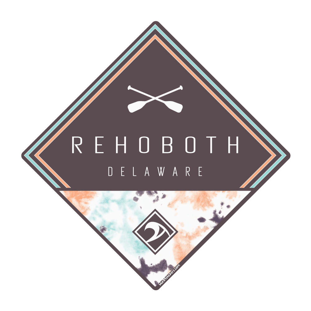 BEACH STICKER IN THE CLOUDS WAVE