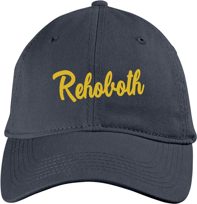 ZEPHYR COTTON TWILL HAT NAVY CHAIN STITCH