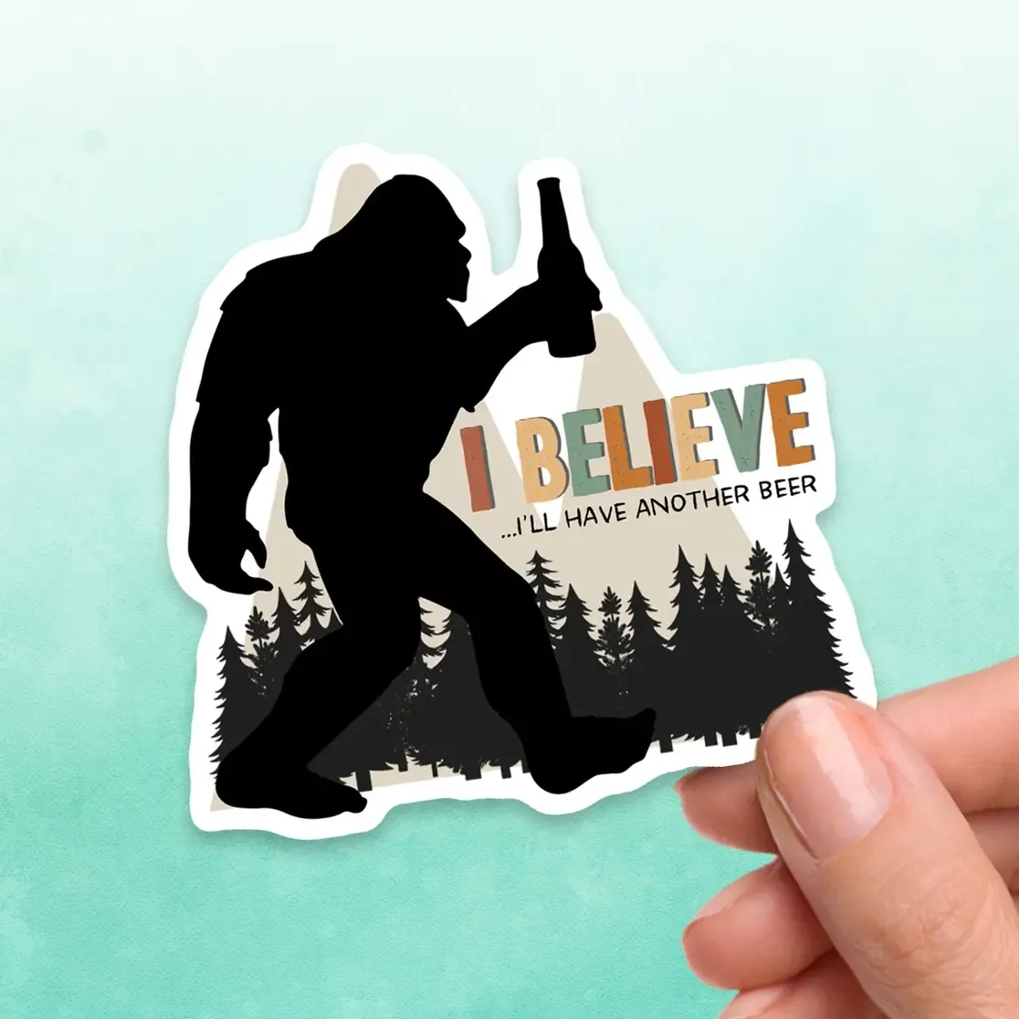 NOVELTY STICKER BIGFOOT BEER