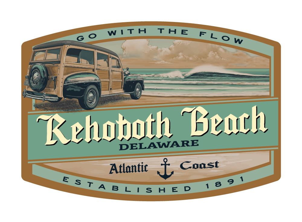 BEACH STICKER ENSNARED WOODY