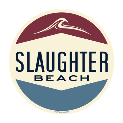 SLAUGHTER BEACH STICKER COIL SPRING WAVE
