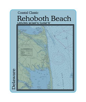 BEACH STICKER ALTERED LATITUDE CHART
